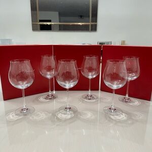 Baccarat Wine Glasses Set of Two BRAND NEW 6 Wine Cups Available